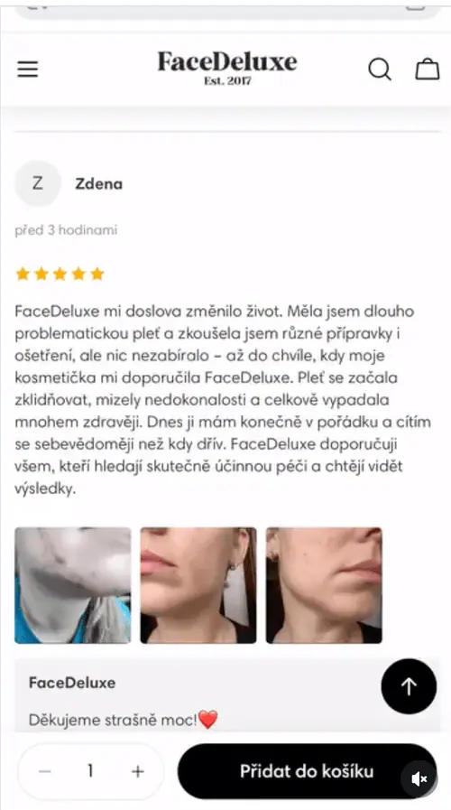 Ze života FaceDeluxe — instagramový příspěvek 5