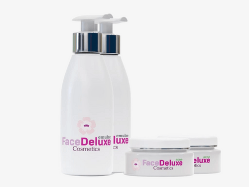 FaceDeluxe set – šestiměsíční kúra — 2× krém + 2× sérum · 400 ml + 100 ml
